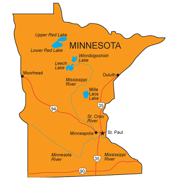 Map of Minnesota